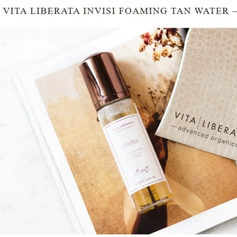 Vita Liberata Invisi Fast Dry Foaming Self Tan Water Shade: Medium-Dark 0.85-oz